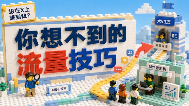 翻烂了大V们的主页，我扒出这些你绝对想不到的X流量技巧
