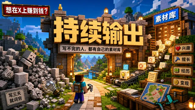 为什么大佬总有写不完的内容，你写三天就词穷了？